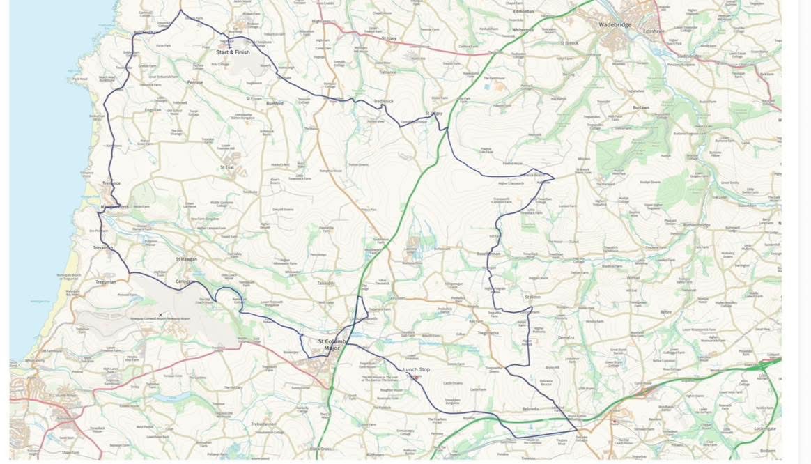 Route Map for NVTRR 2026